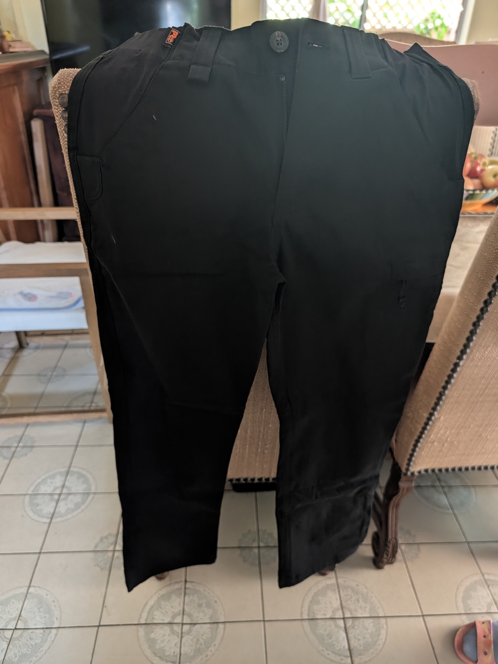Black Casual Pants- Timberland Size 10 Short